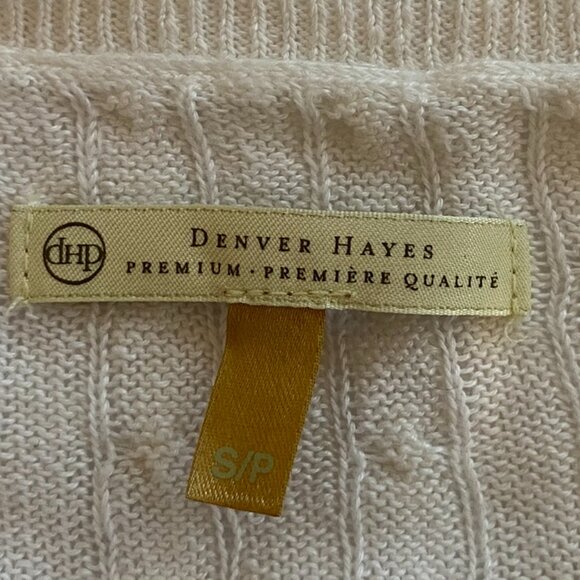 Denver Hayes premium 100% linen sweater SIZE S - Picture 6 of 8